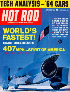 HOT ROD 1963 OCT - BREEDLOVE'S SPIRIT, FALCON COBRA